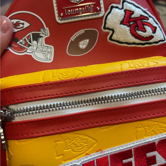 NFL Chiefs Loungefly Backpack - Picture 2 of 8